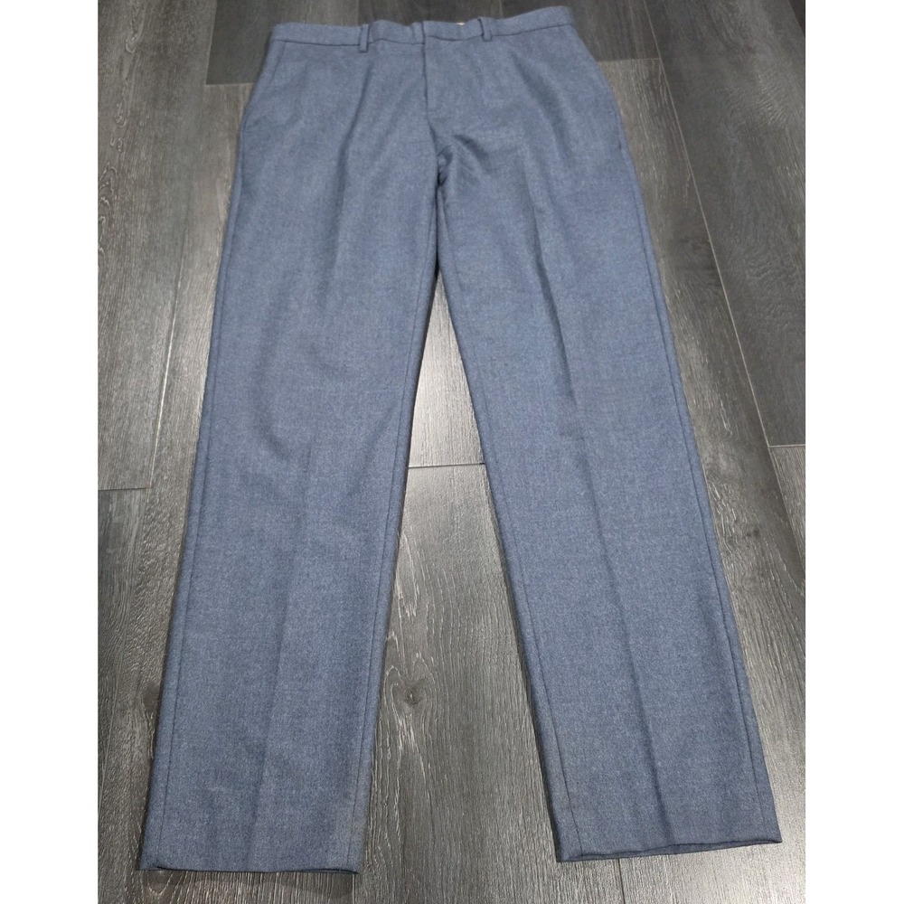 Banana Republic Wool Pants Men 31x31 Vitale Barberis Canonico Flannel 120s Taper
